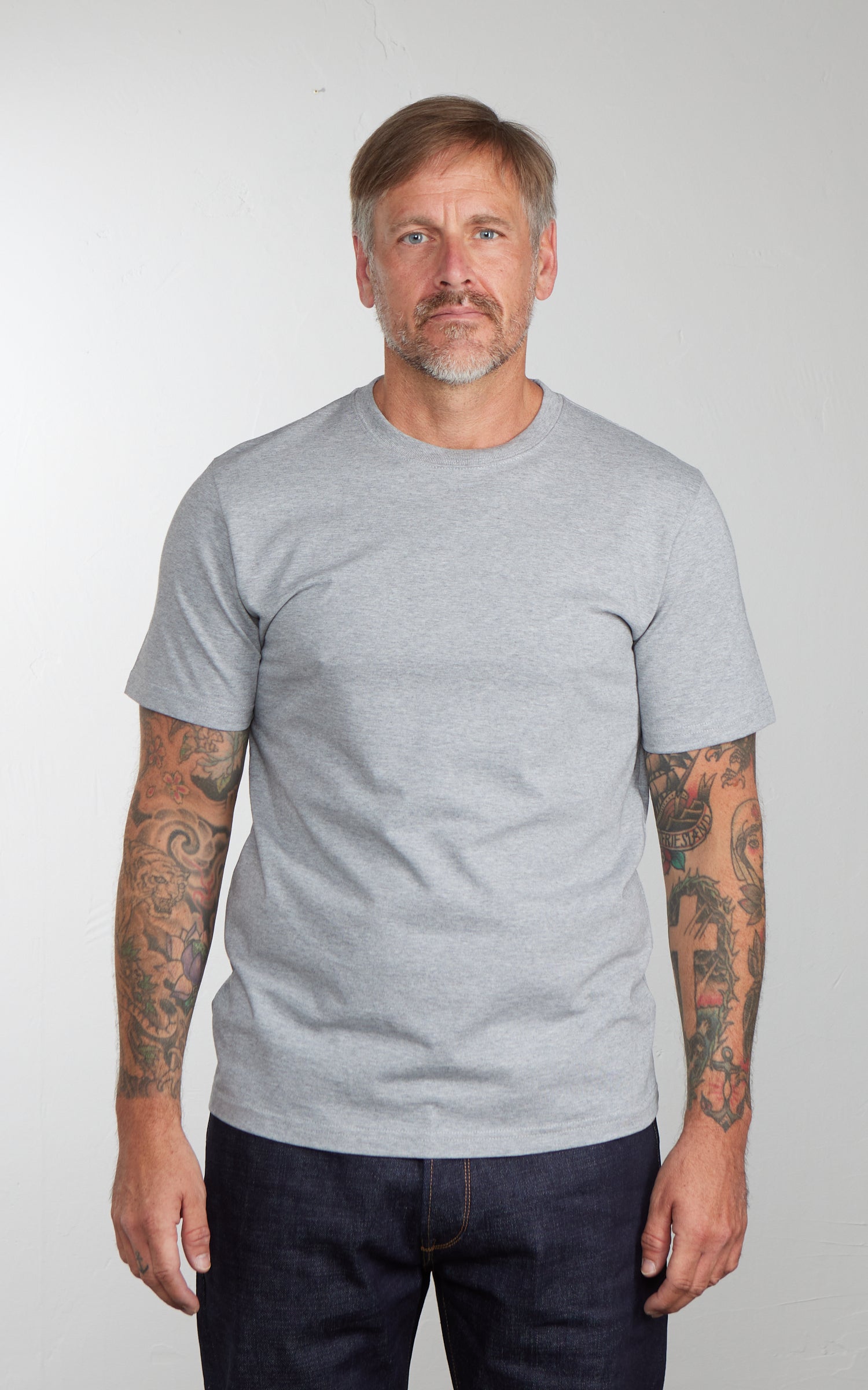 House Of Blanks Heavyweight T-Shirt 2-Pack Heather Grey