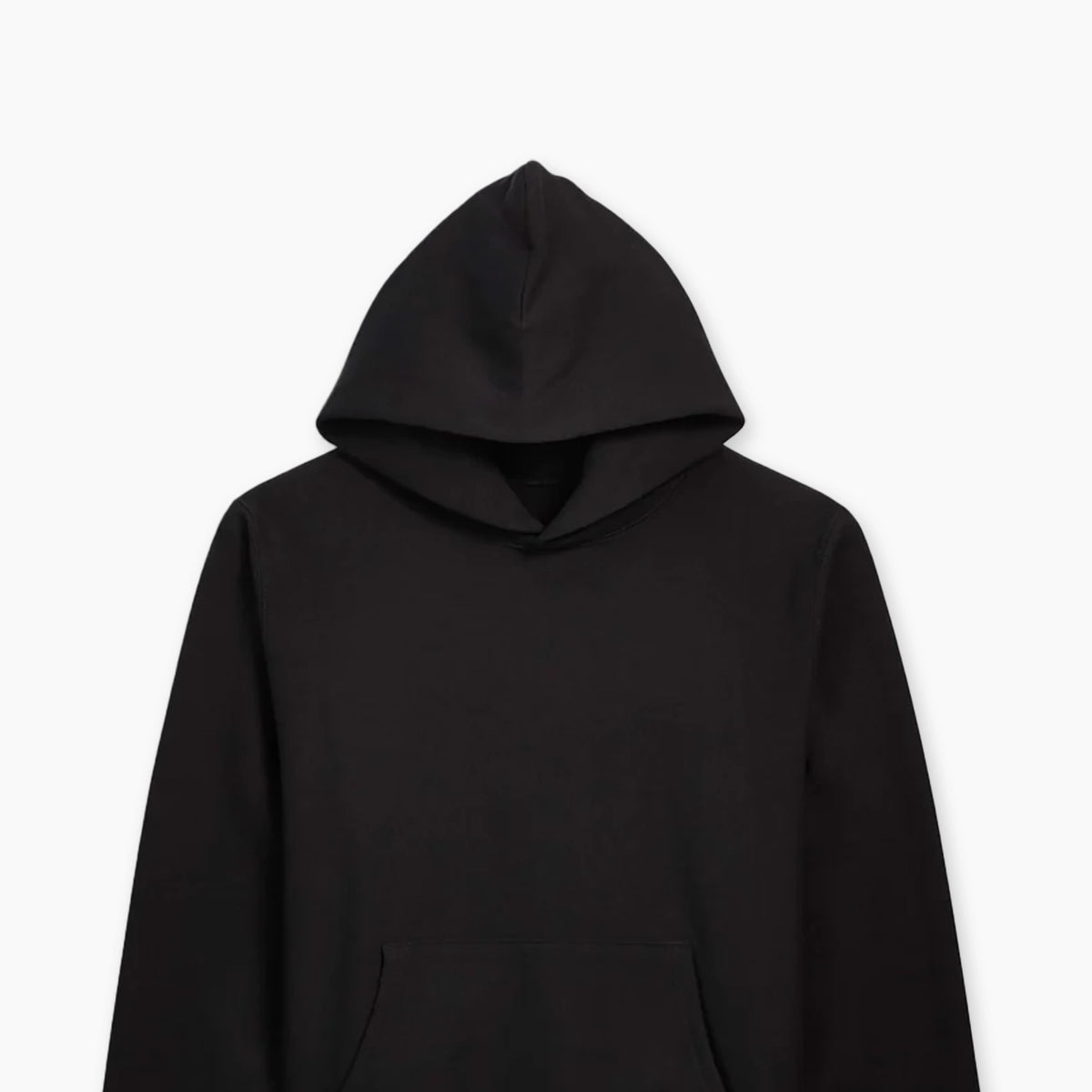 House Of Blanks Heavyweight Relaxed Fit Hooded Sweatshirt Black