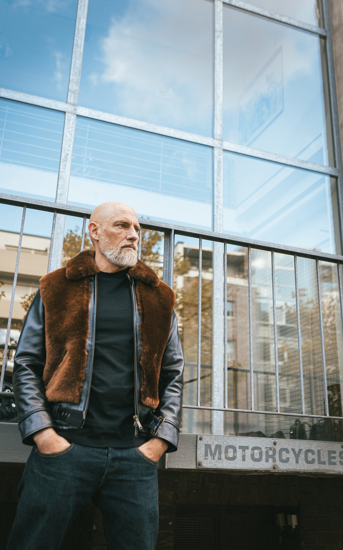 Houston Mouton Grizzly Jacket Brown