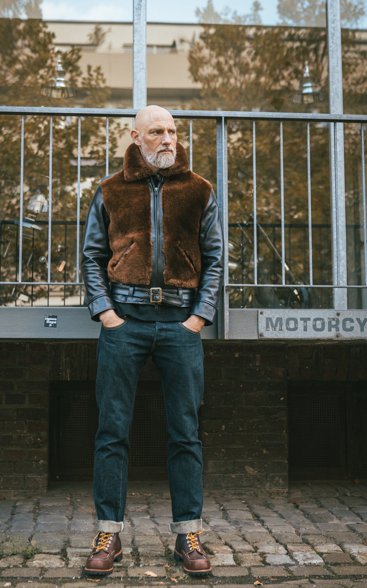 Houston Mouton Grizzly Jacket Brown