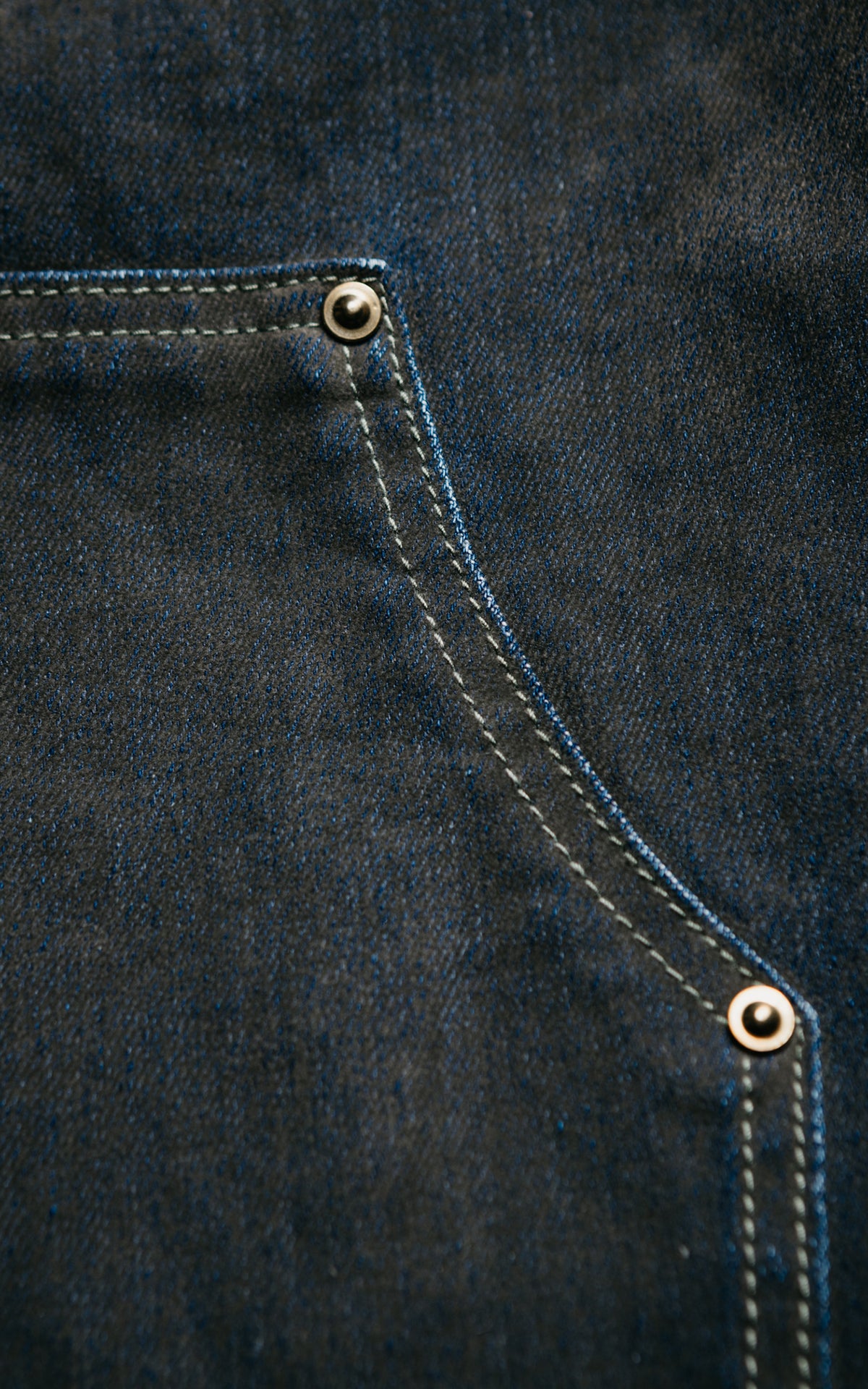 Houston Flocky Denim Painter Pants Olive
