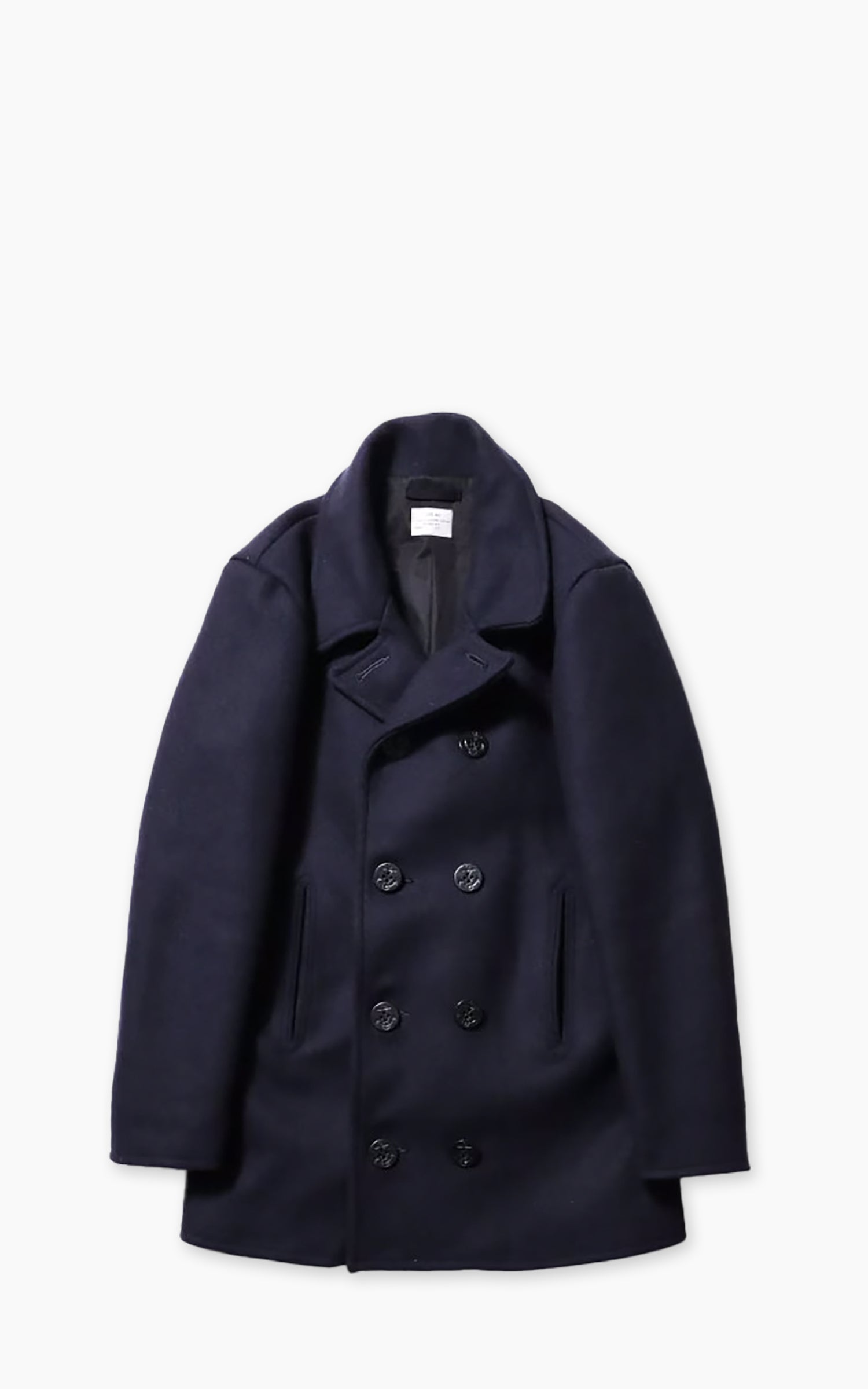 Houston USN Pea Coat Wool Navy