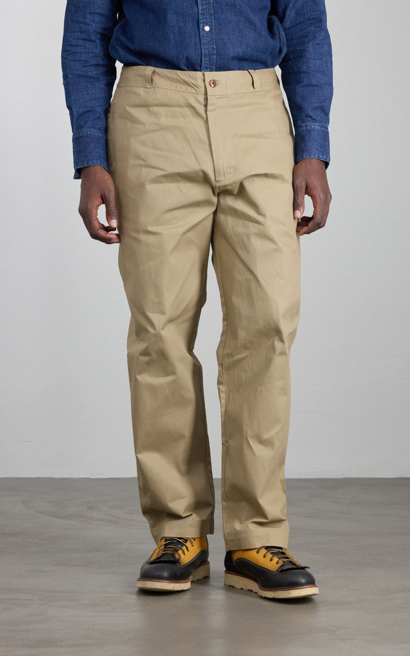 Houston 60s Army Chino Pants Khaki