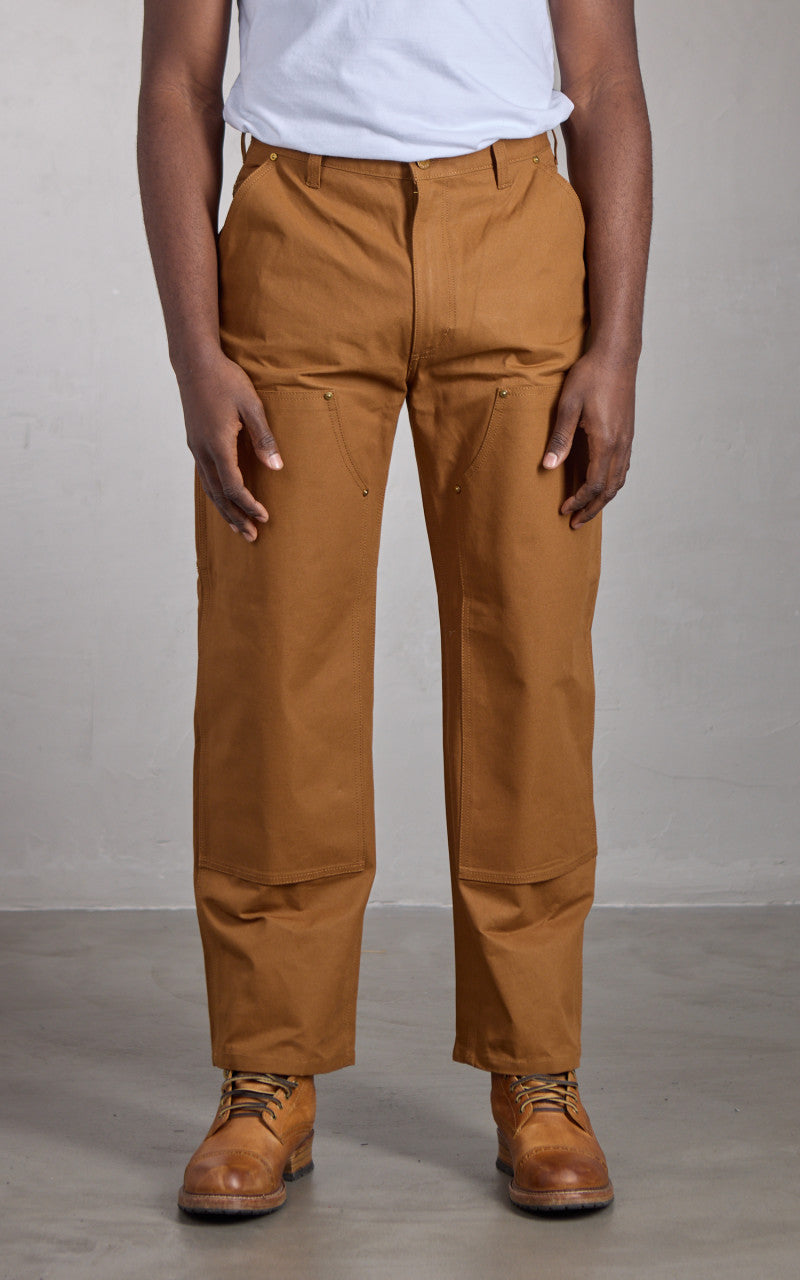 Houston Double Knee Painter Pants Duck Canvas Brown