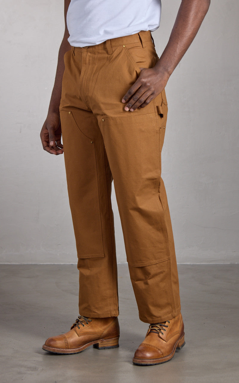 Houston Double Knee Painter Pants Duck Canvas Brown