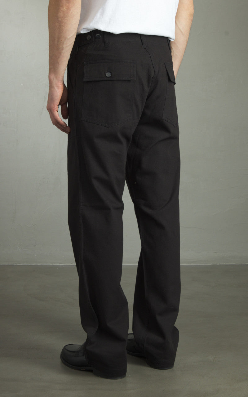 Houston Fatigue Pants Cotton Twill Black