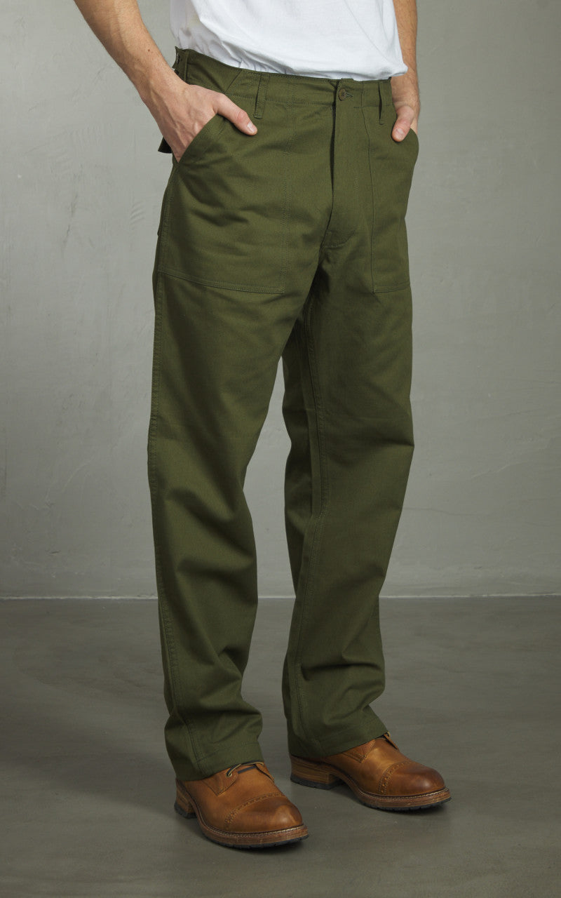 Houston Fatigue Pants Cotton Twill Olive Drab
