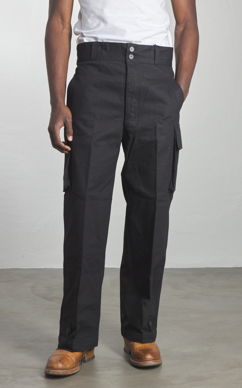 Houston M-47 French Military Pants Black