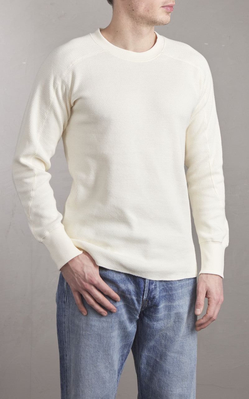 Houston Heavy Thermal L/S Tee Offwhite