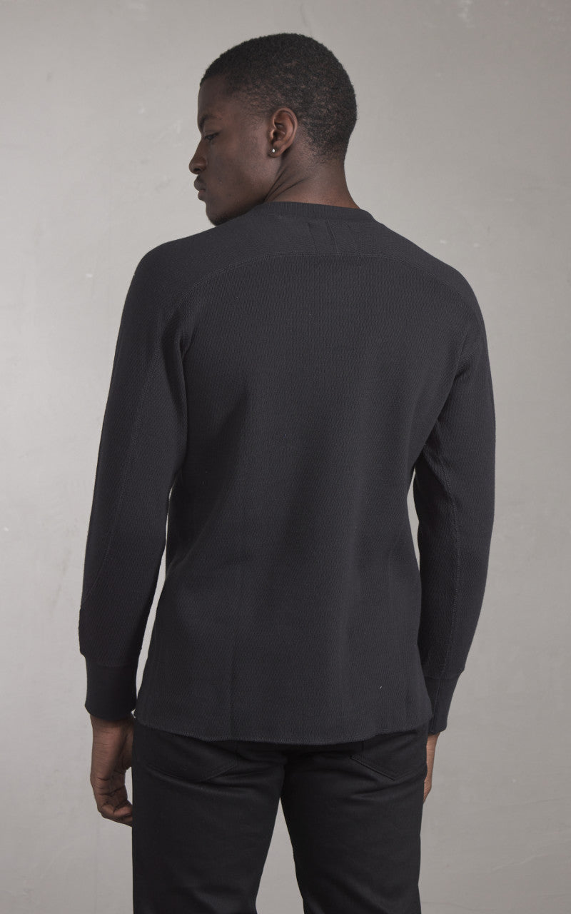 Houston Heavy Thermal L/S Tee Black