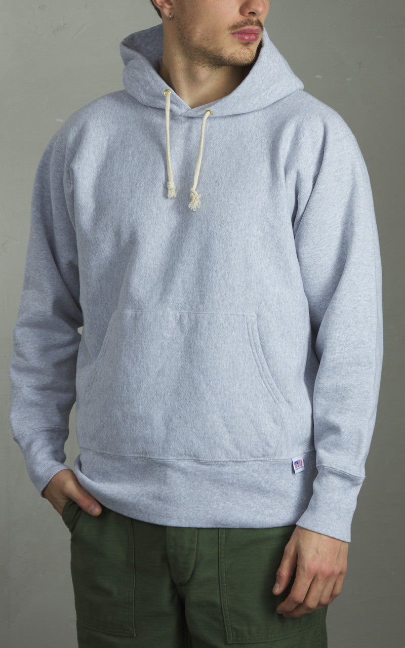 Houston U.S. Cotton R/V Hoodie Heather Grey