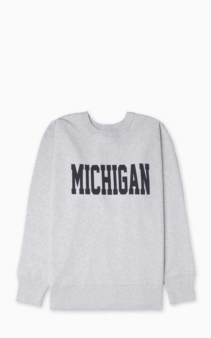 Houston U.S. Cotton R/V Sweatshirt Michigan Heather Grey