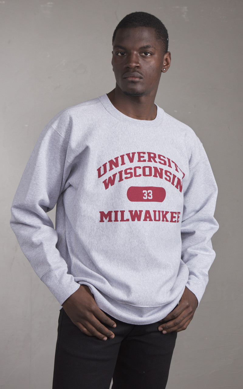 Houston U.S. Cotton R/V Sweatshirt Wisconsin Heather Grey