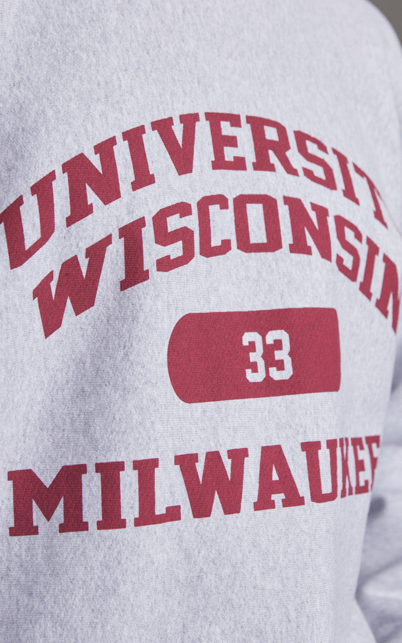 Houston U.S. Cotton R/V Sweatshirt Wisconsin Heather Grey