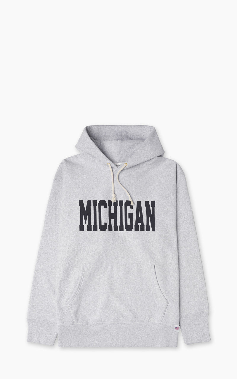 Houston U.S. Cotton R/V Hoodie Michigan Heather Grey