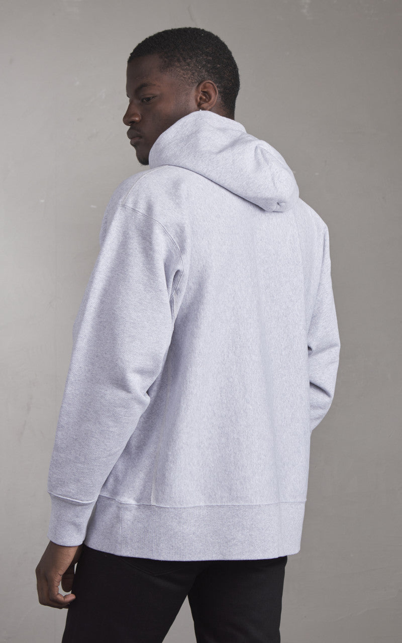 Houston U.S. Cotton R/V Hoodie Michigan Heather Grey