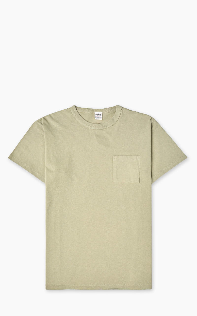 Houston Pigment Dyed Pocket T-Shirt Olive