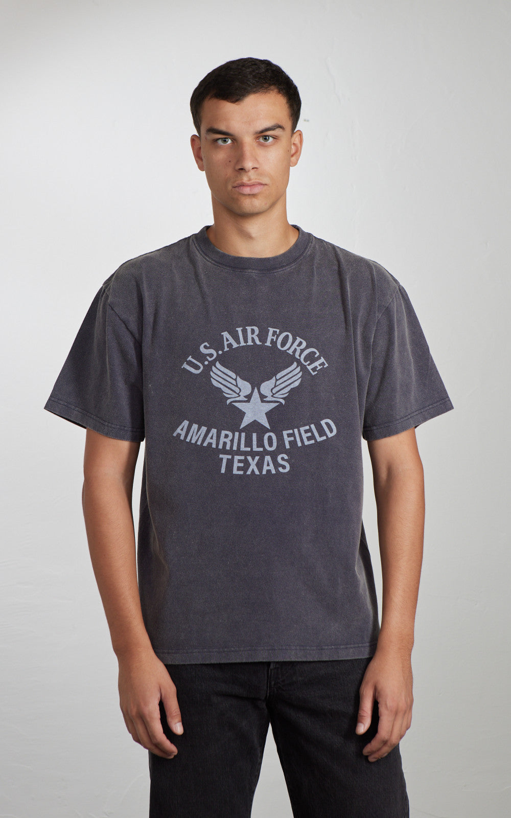 Houston Powder Frost Military (U.S. Air Force) Print T-Shirt Navy