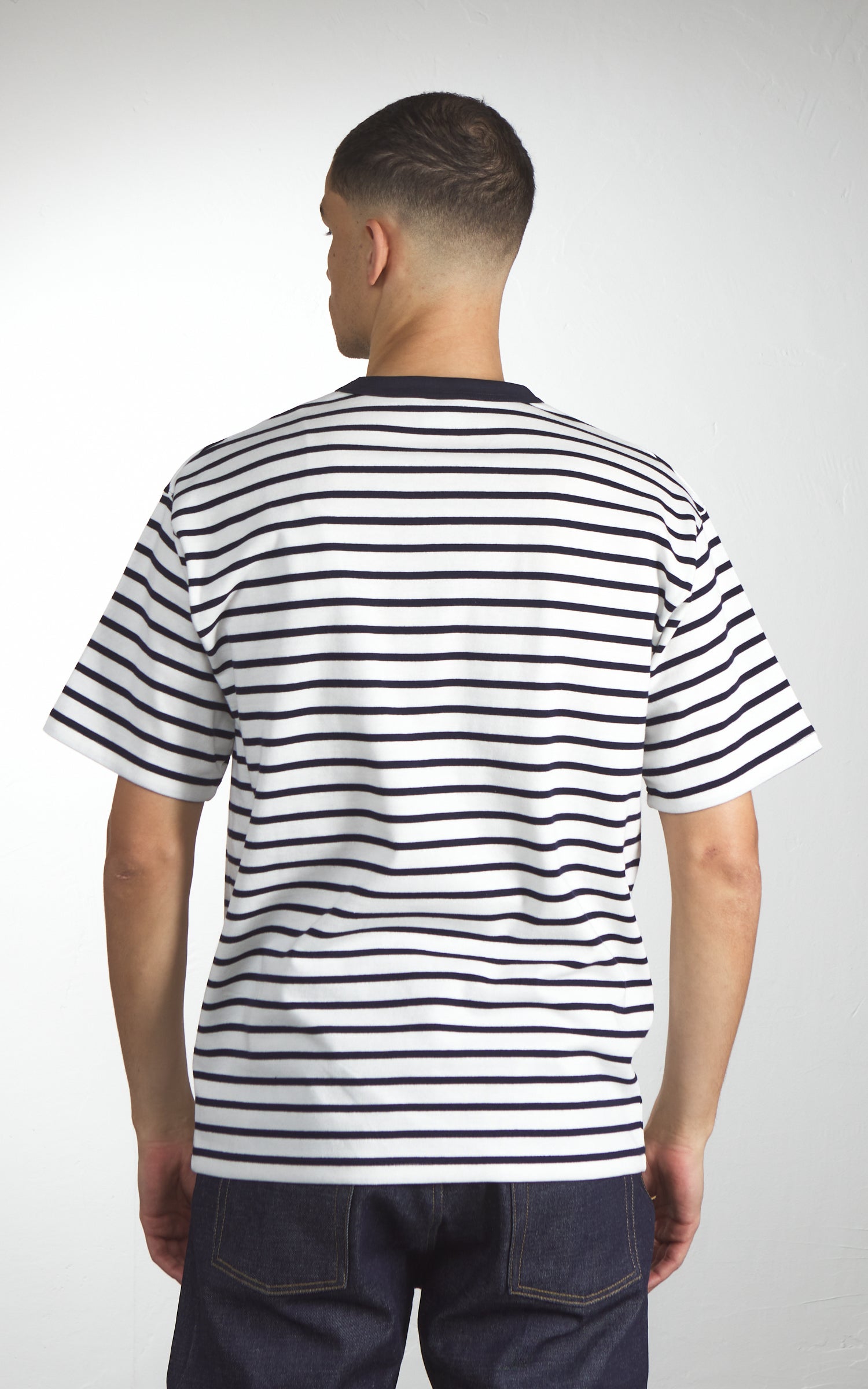 Houston Border S/S T-Shirt Navy