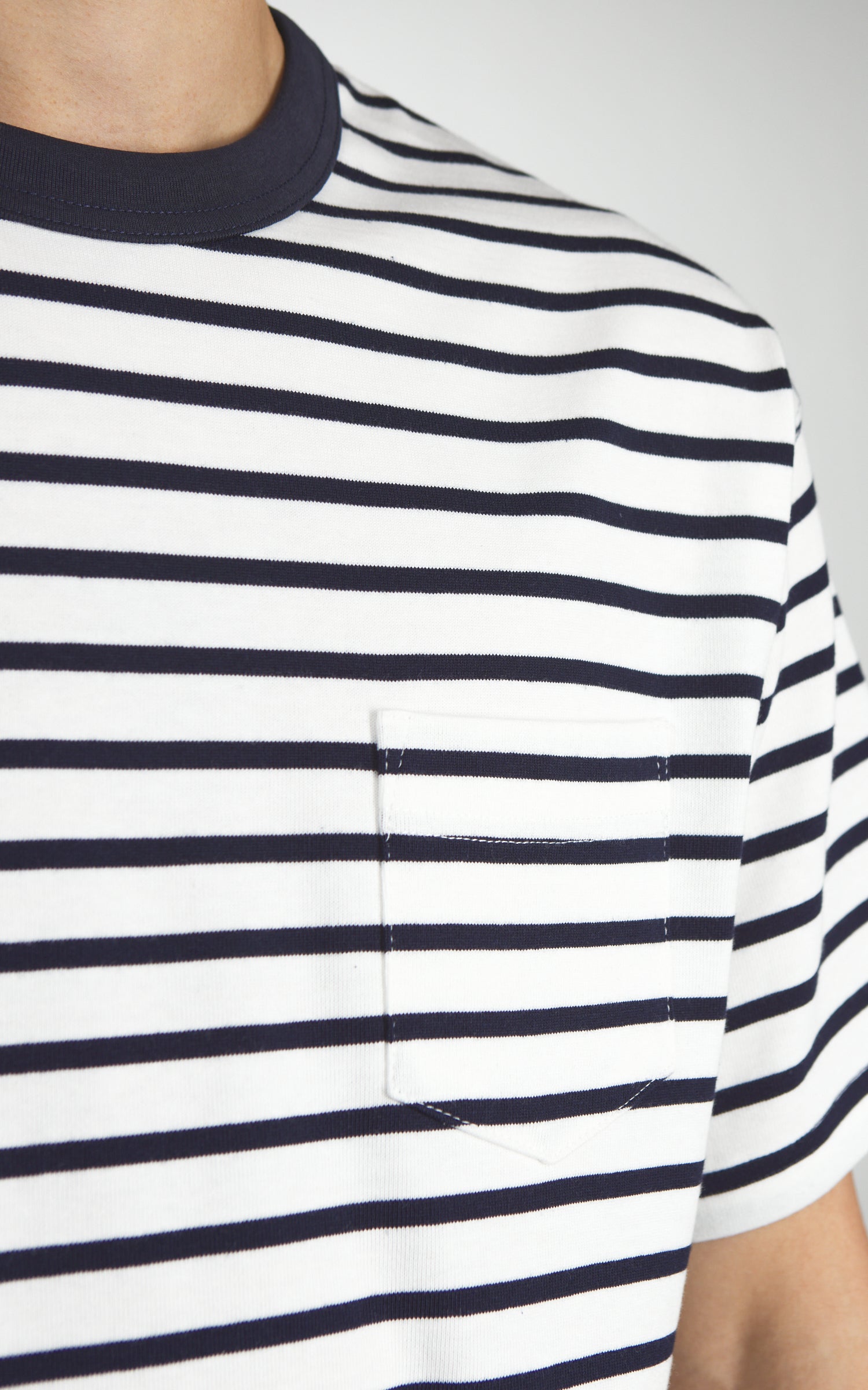 Houston Border S/S T-Shirt Navy