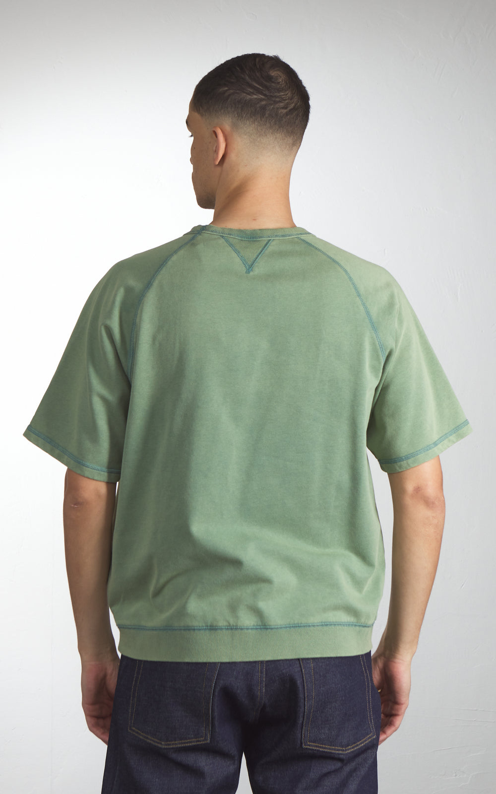 Houston Powder Wash S/S Sweat (Minnesota) Green