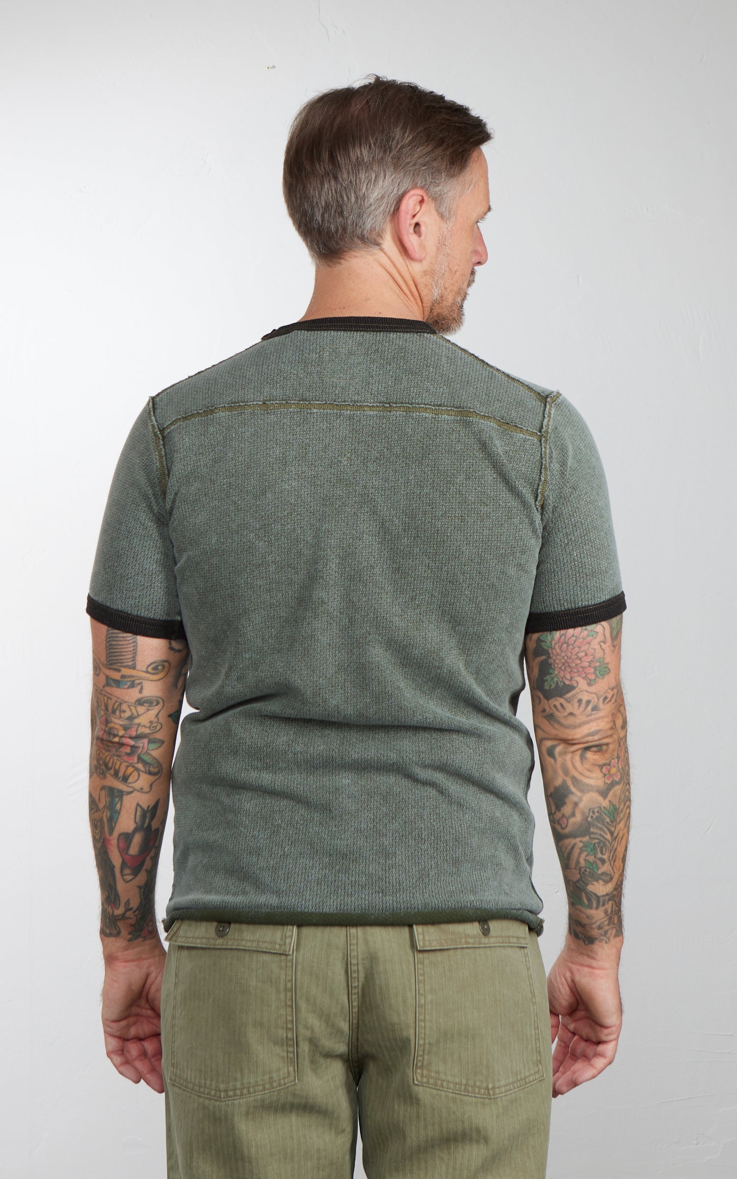 Houston Mesh Gazette T-Shirt Olive Drab