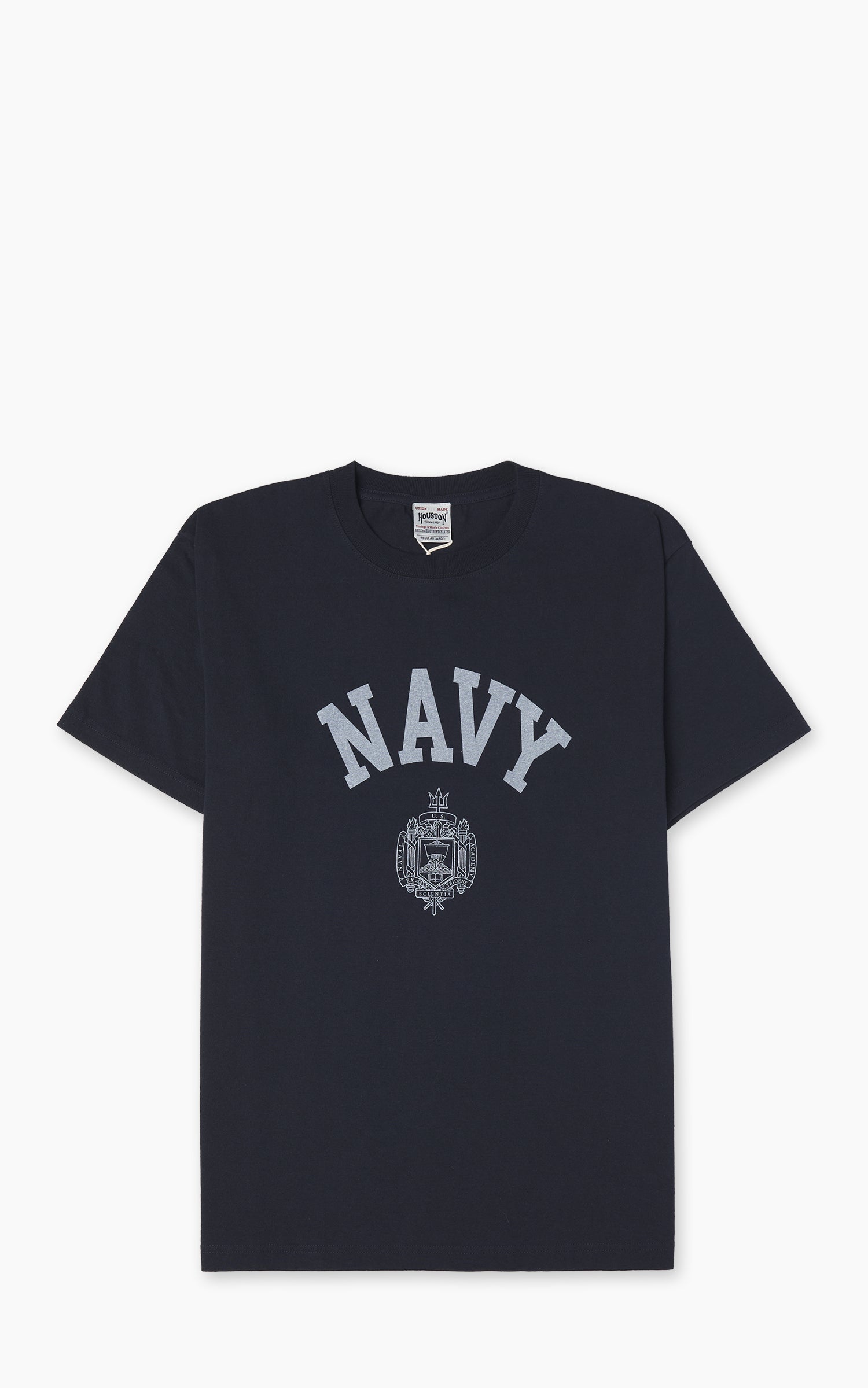 Houston (Navy) Print Tubular T-Shirt Navy