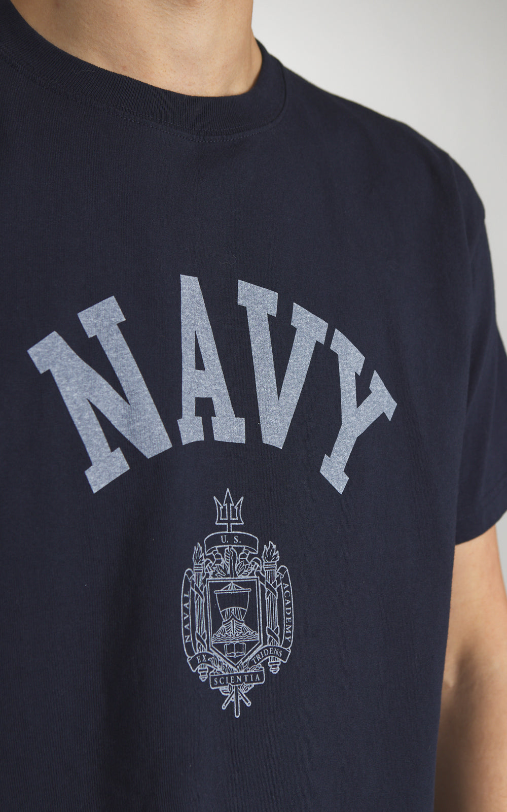 Houston (Navy) Print Tubular T-Shirt Navy