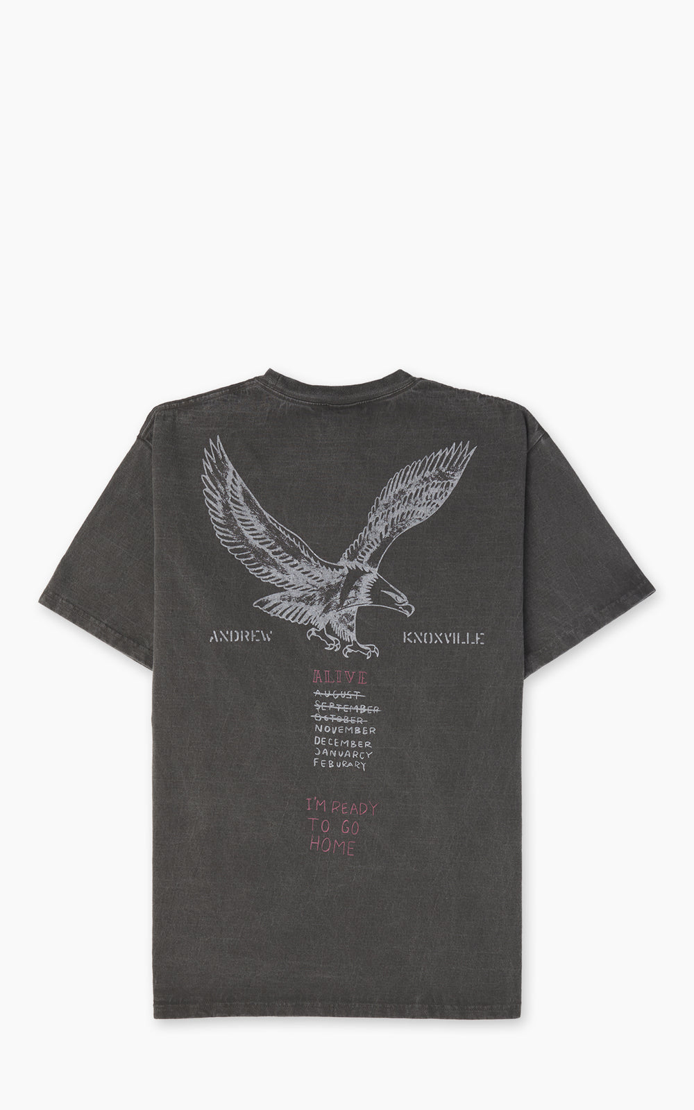 Houston (Army) Pigment Print T-Shirt Black