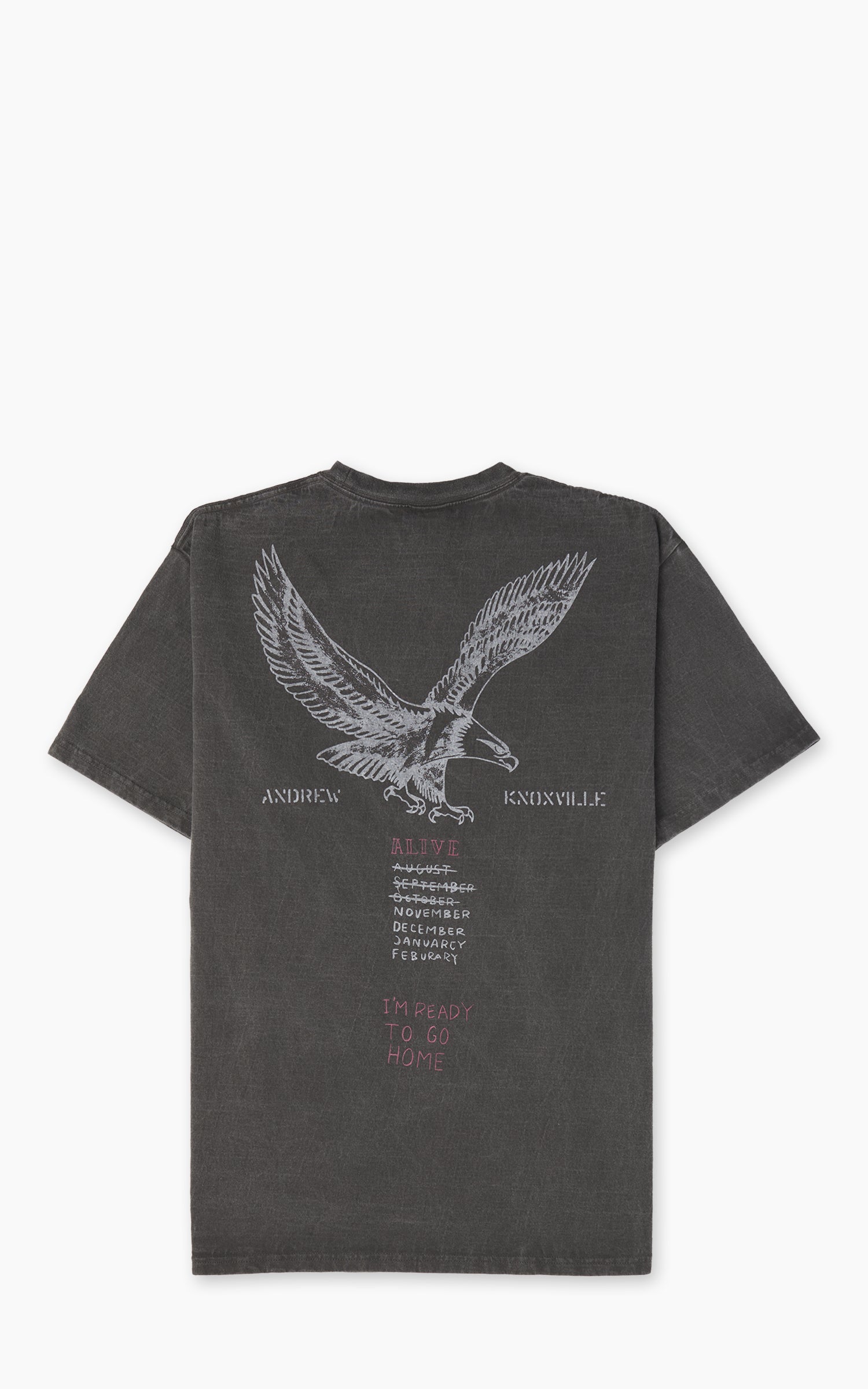 Houston (Army) Pigment Print T-Shirt Black