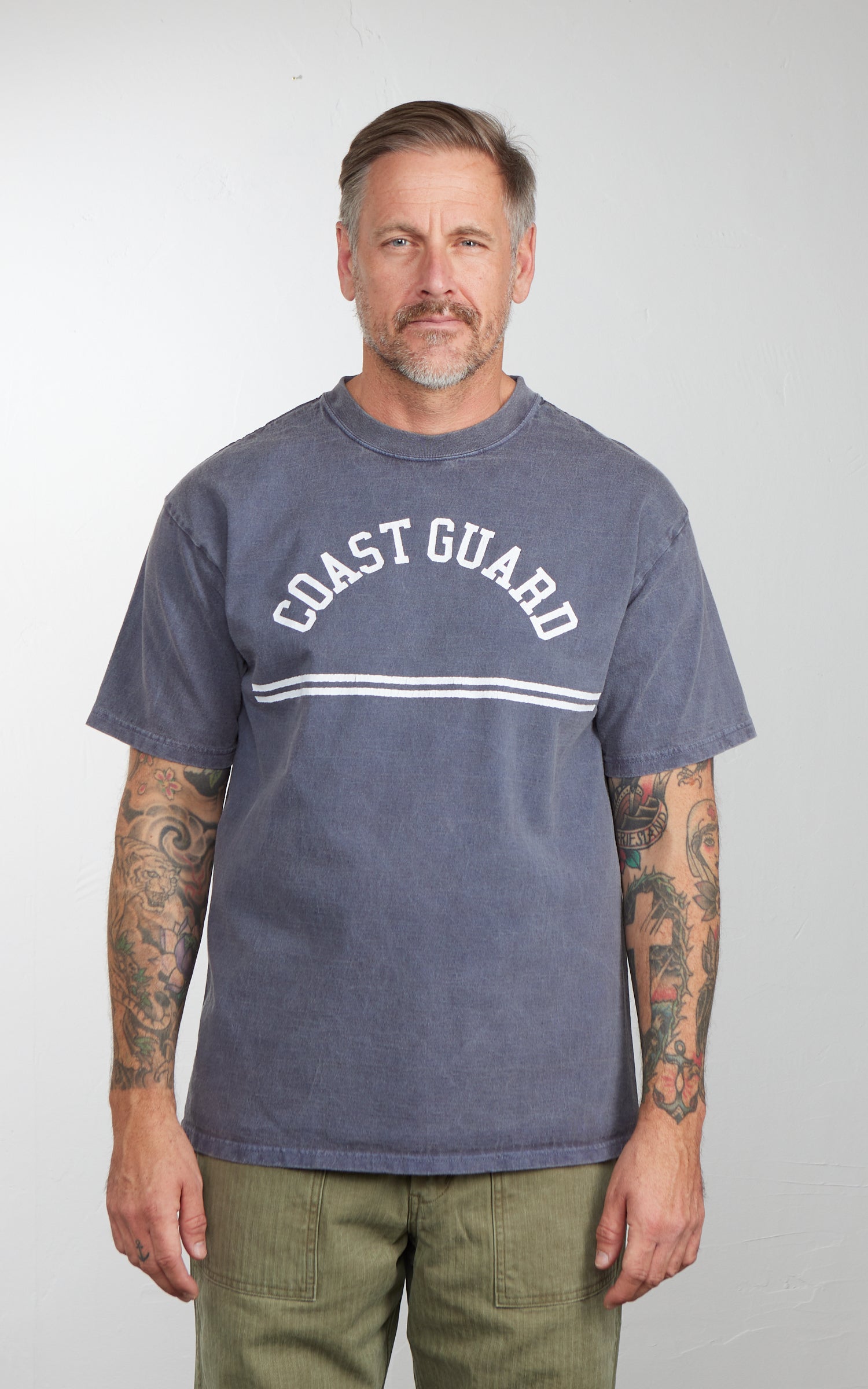 Houston (Coast Guard) Pigment Print T-Shirt Navy