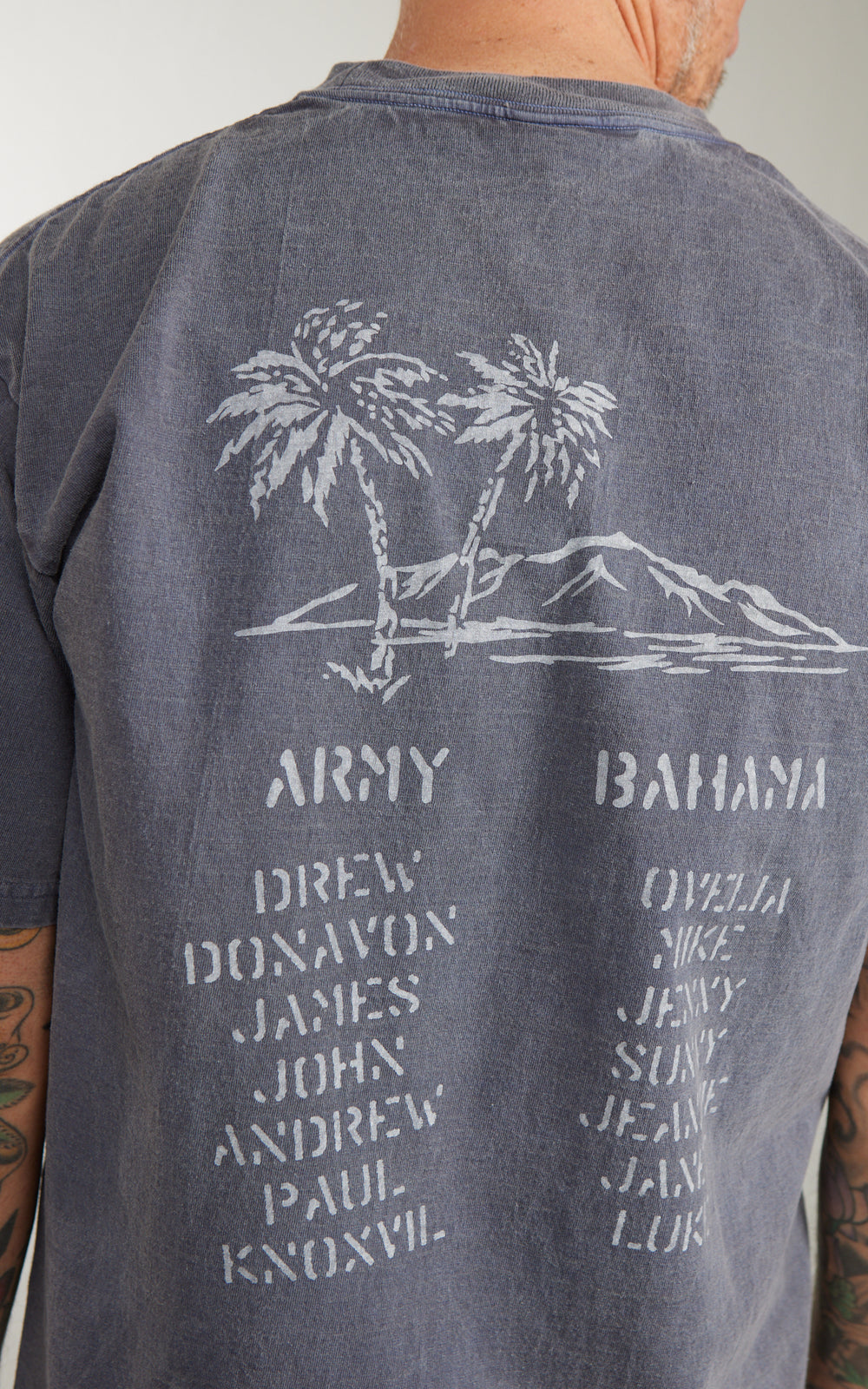 Houston (Coast Guard) Pigment Print T-Shirt Navy
