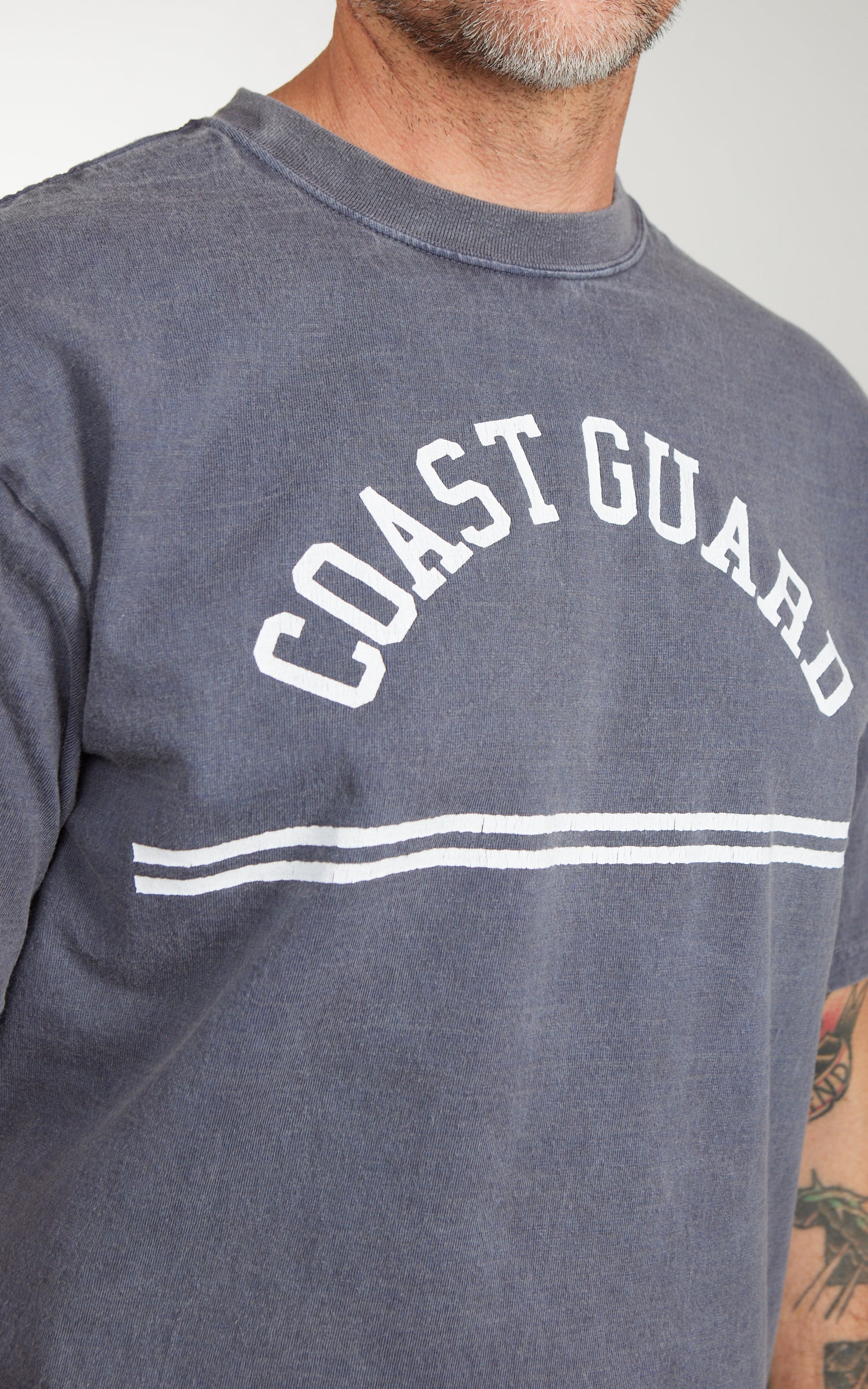 Houston (Coast Guard) Pigment Print T-Shirt Navy