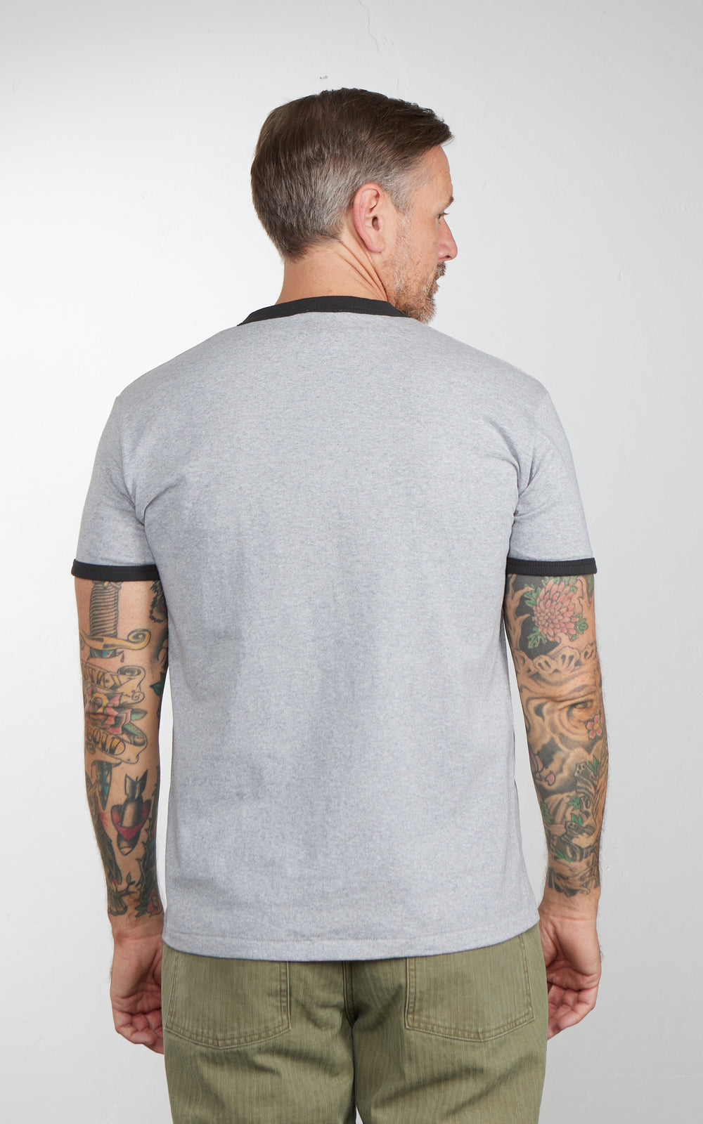 Houston (FFA) Printed Ringer T-Shirt Grey/Black