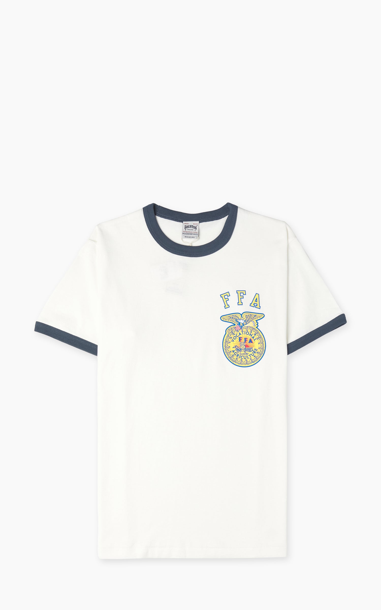 Houston (FFA) Printed Ringer T-Shirt White/Navy