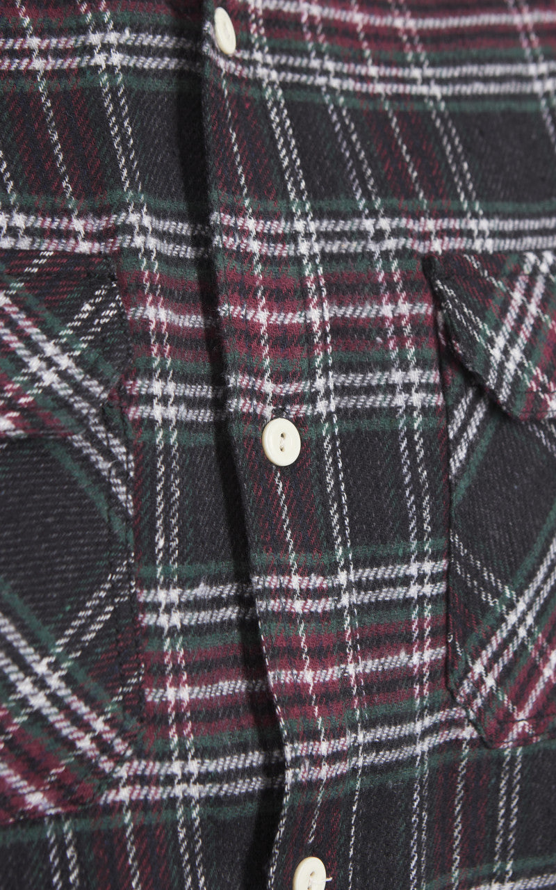 Houston Check Flannel Shirt Green