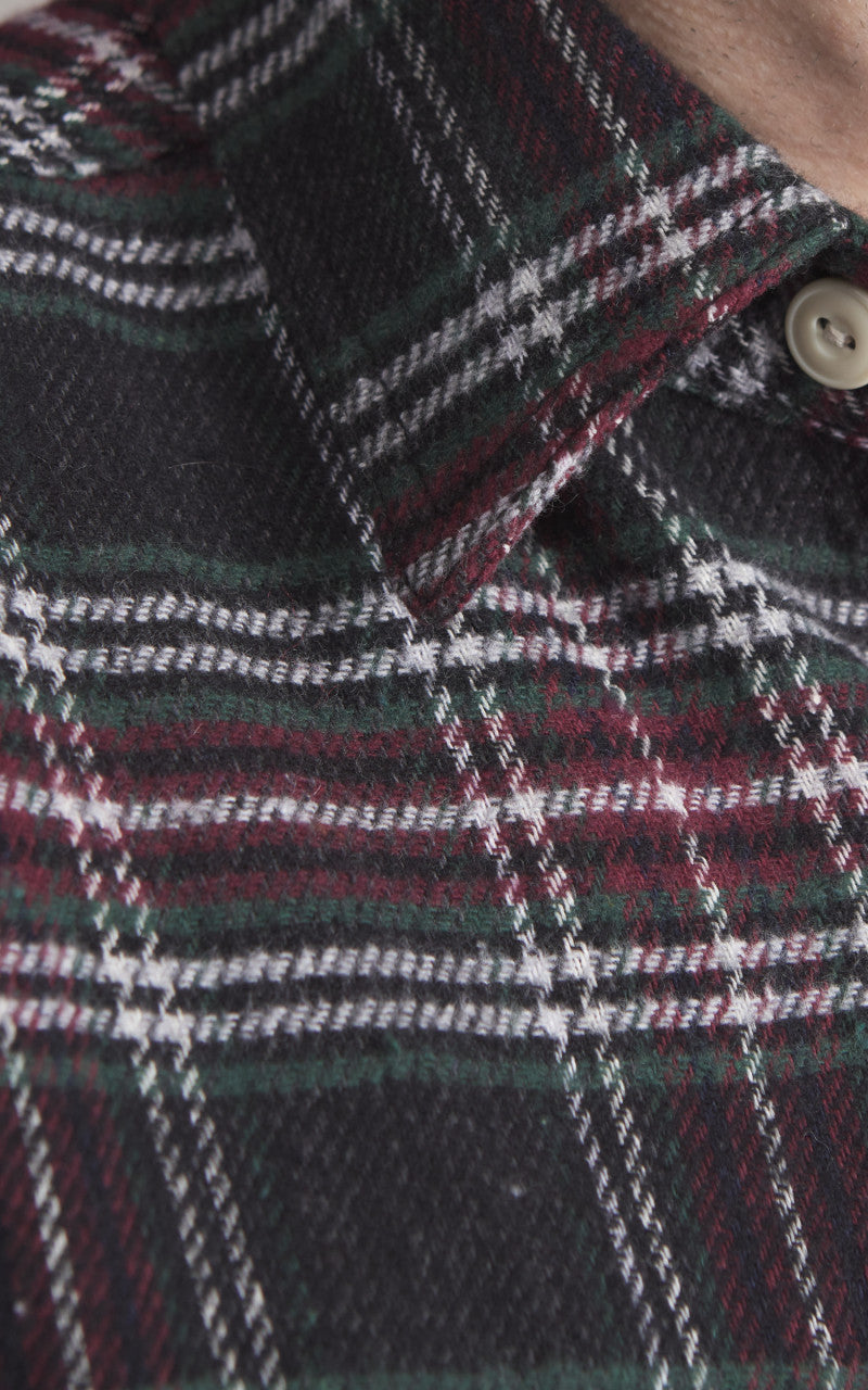 Houston Check Flannel Shirt Green