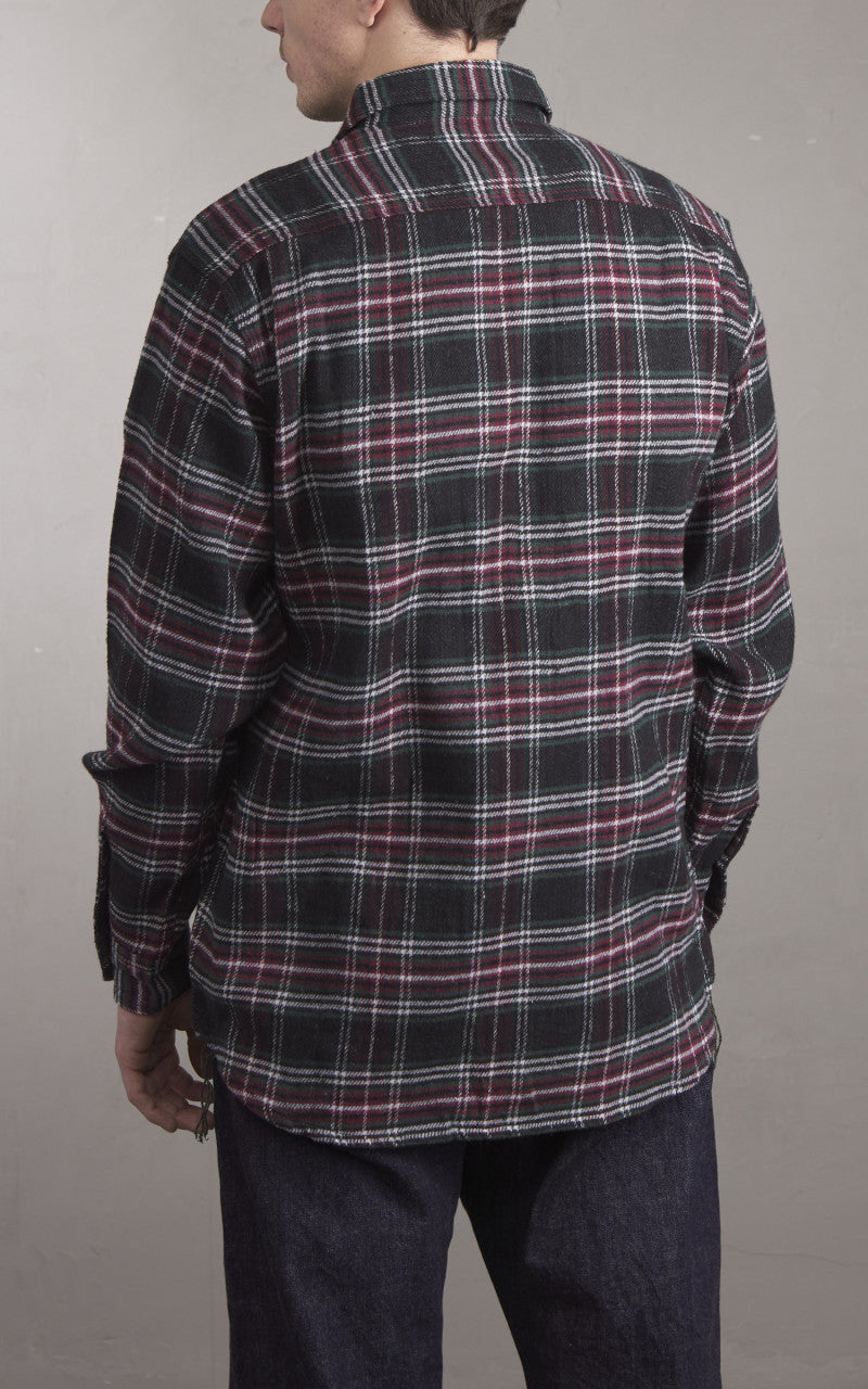 Houston Check Flannel Shirt Green