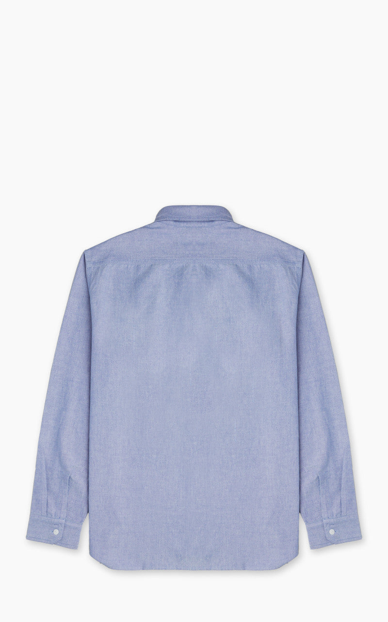 Houston Oxford Work Shirt Chambray Blue