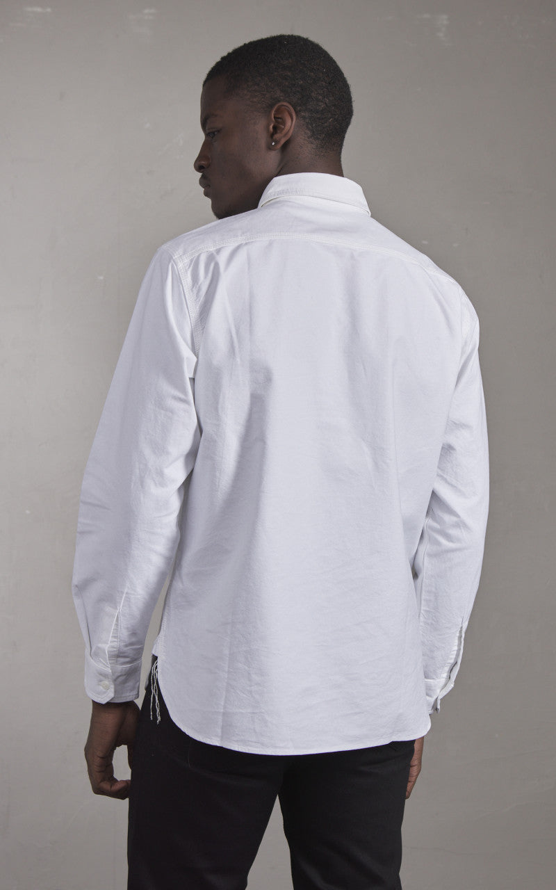 Houston Oxford Work Shirt White