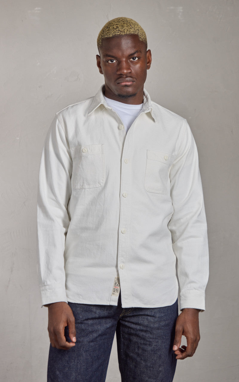 Houston Solid Viera Shirt Heavy Ounce Offwhite