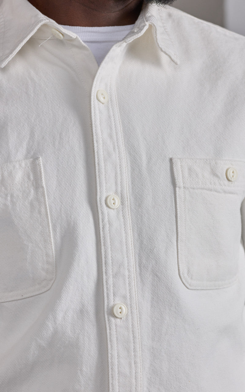 Houston Solid Viera Shirt Heavy Ounce Offwhite