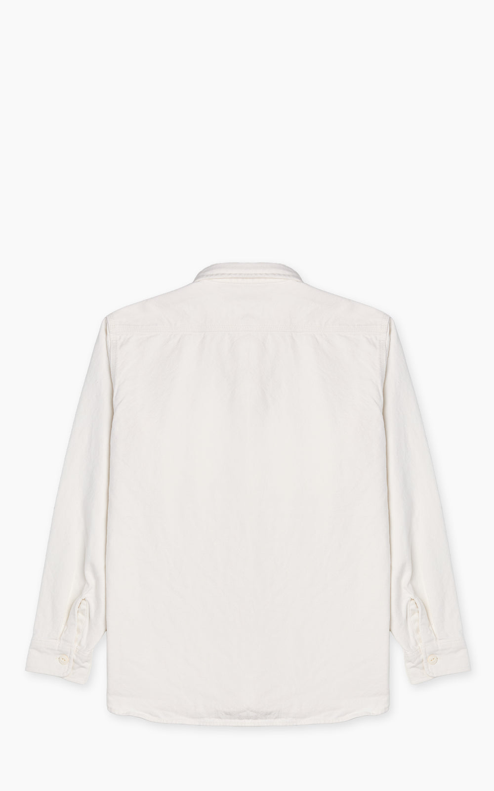 Houston Solid Heavyweight Viyella Shirt Offwhite