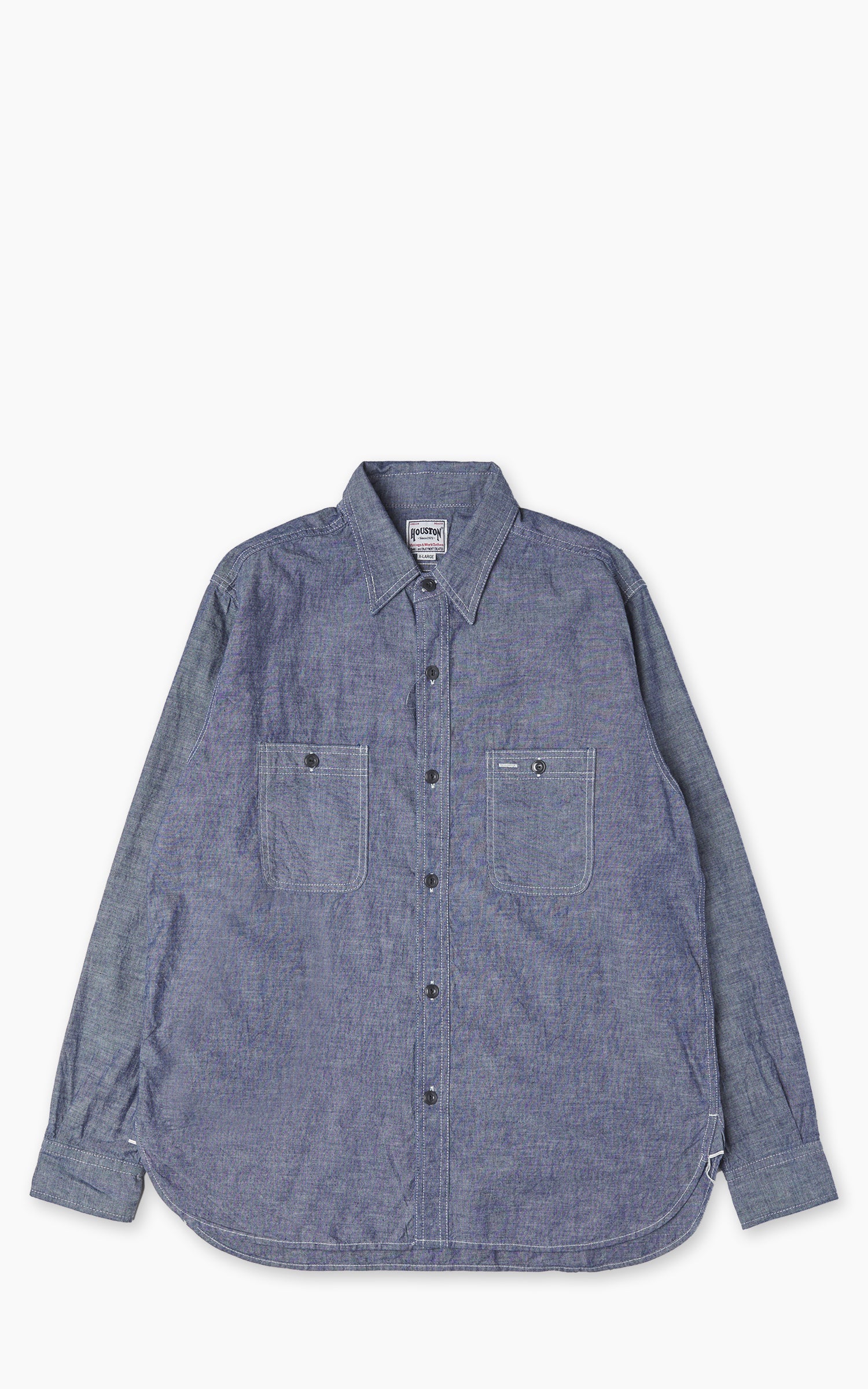 Houston Chambray Shirt Selvedge One Wash Indigo