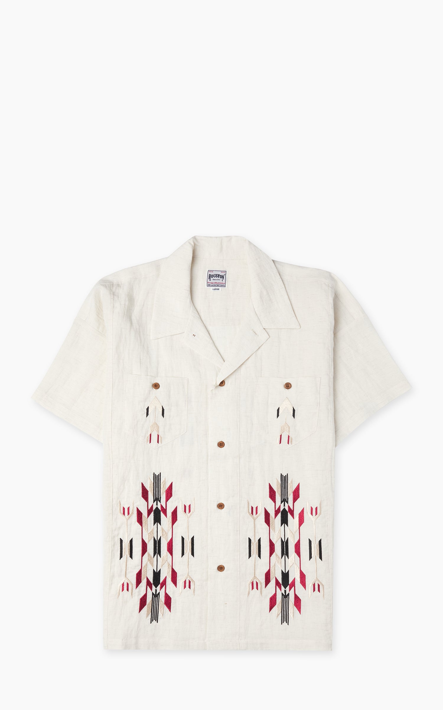 Houston Linen Chimayo Shirt Off White