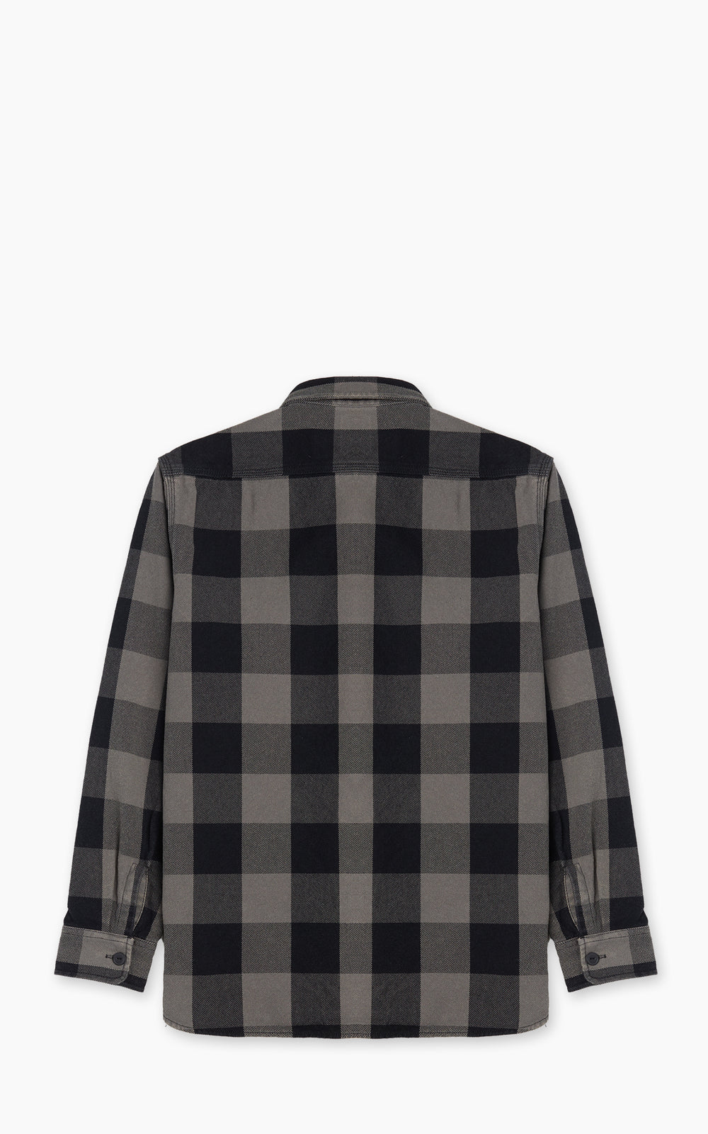 Houston Vintage Block Heavyweight Viyella Shirt Checked Black