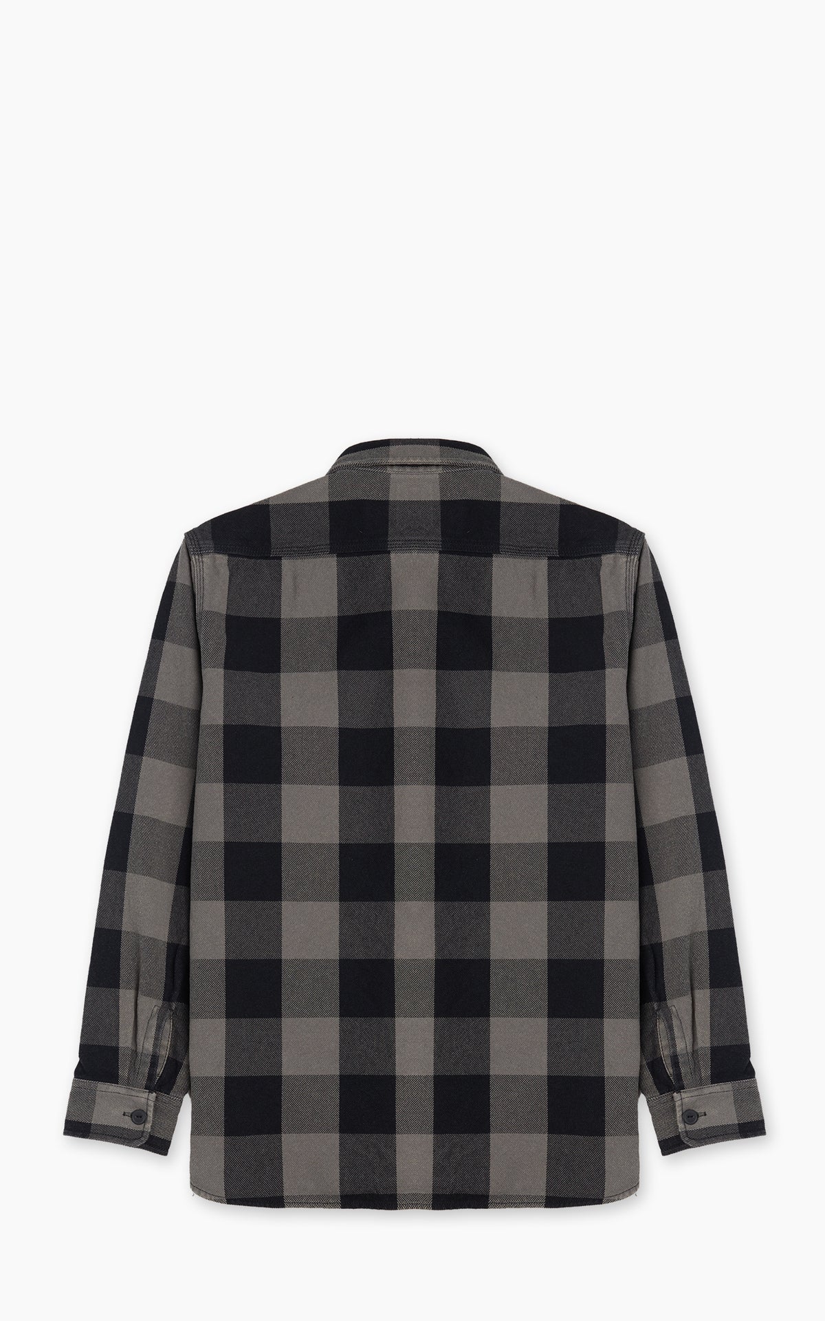 Houston Vintage Block Heavyweight Viyella Shirt Checked Black