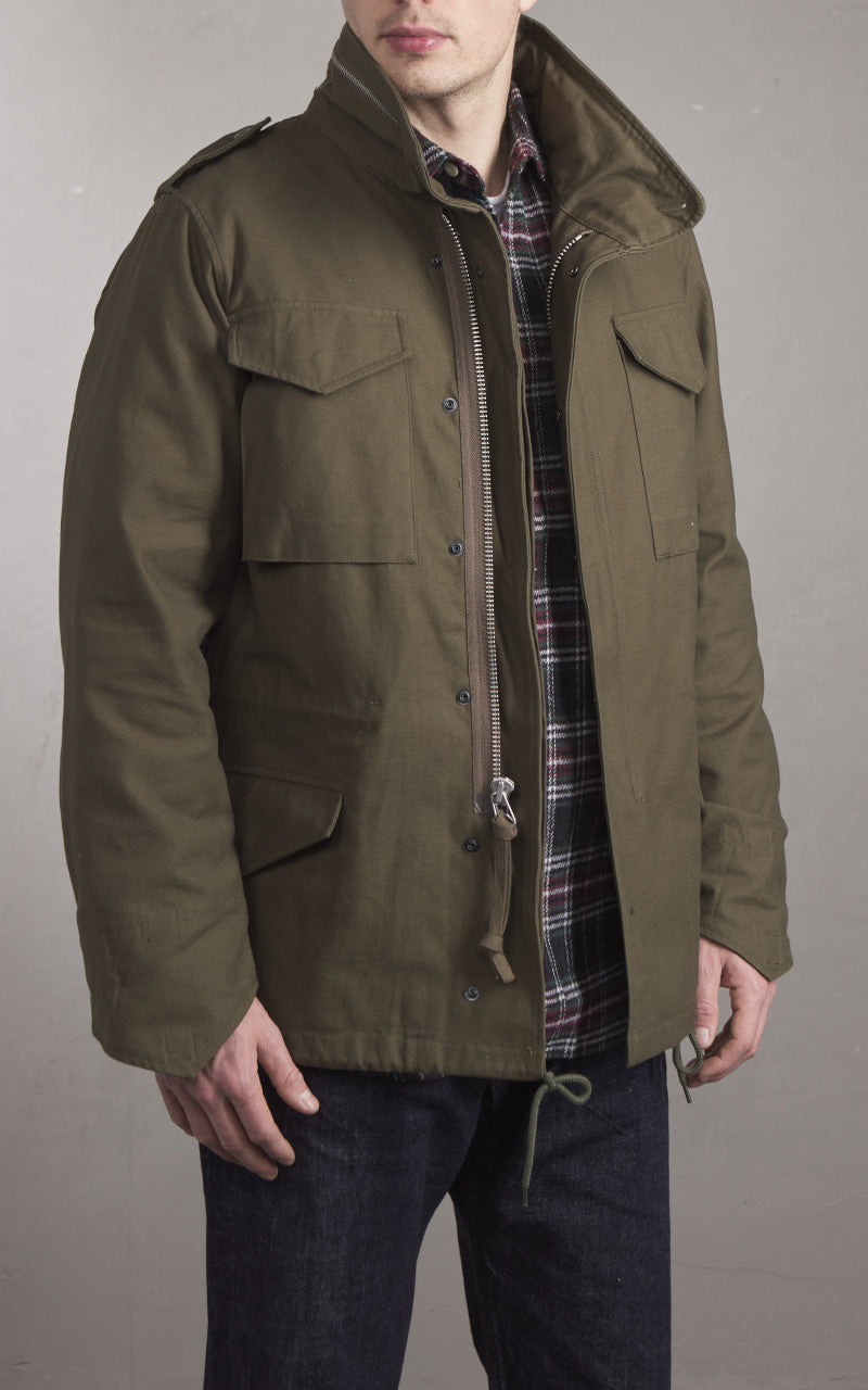 Houston US M65 Field Jacket Lined Olive Drab