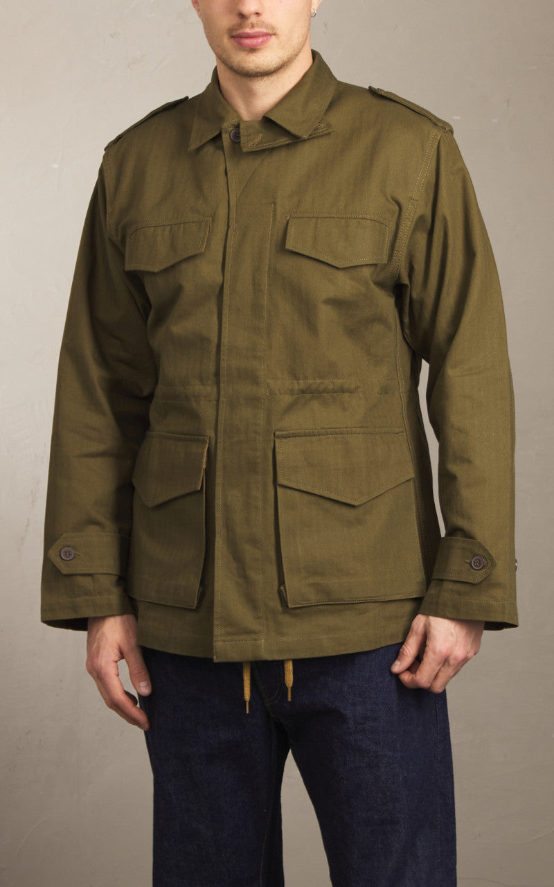 Houston M-47 French Army Jacket Olive Drab