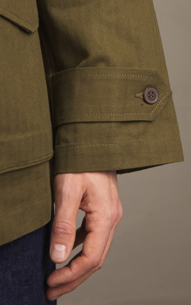 Houston M-47 French Army Jacket Olive Drab